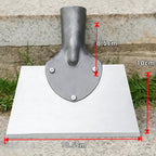 Garden Hoe | Broad Steel Blade | Push and Pull | WeedScrape