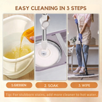 Floor Mop | Floor Polish and Cleaner | Cleans and Nurtures with Every Swipe | CleanerPro