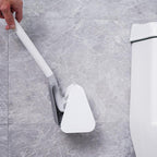 Toilet Brush | Triangle-Shaped Head | Scratchless TPR Scrubbing | Silly