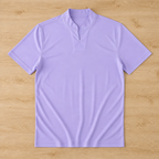 StratoFlex™ – Slim-Fit Performance Tee with Notched Stand Collar
