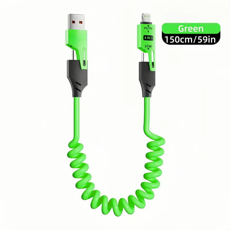 SurgeLine™ FlexCharge — Smash Cable Chaos with Lightning-Fast, Tangle-Free Power