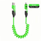 SurgeLine™ FlexCharge — Smash Cable Chaos with Lightning-Fast, Tangle-Free Power
