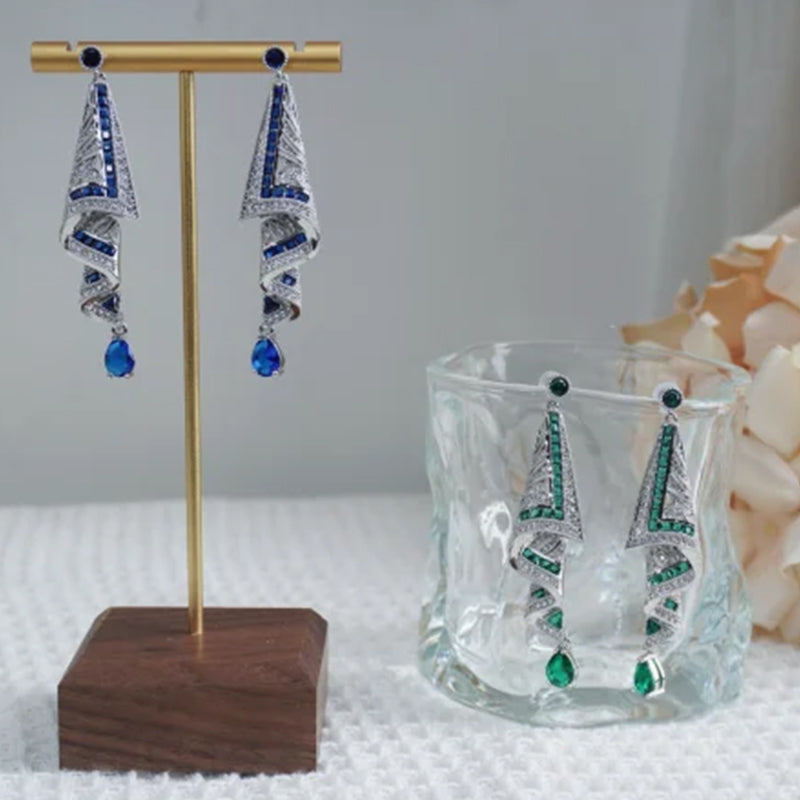 LumiaLuxe™ Earrings — Feel Unstoppable Elegance with Feather-Light Comfort and Timeless Sparkle