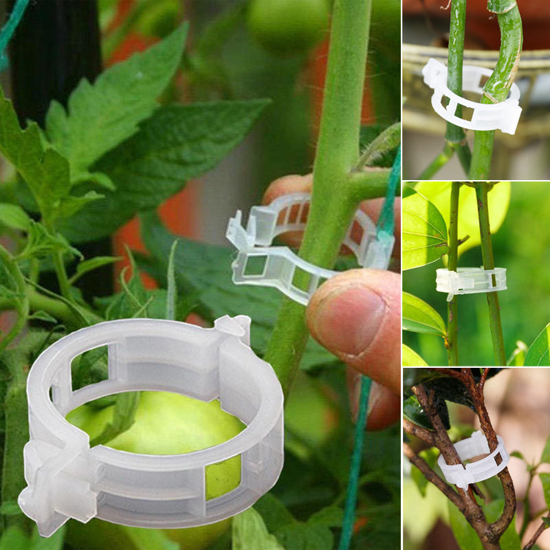Plant Support Clips Plastic | Inner Diameter 1 Inch | Reusable | Stemhold