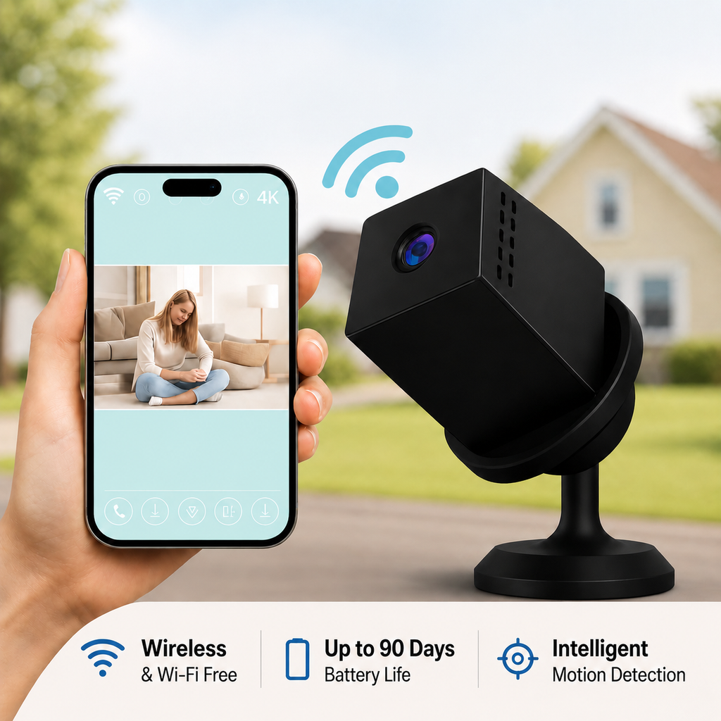 Wireless Security Camera | Battery & Solar Powered | Color Night Vision | Shieldcam