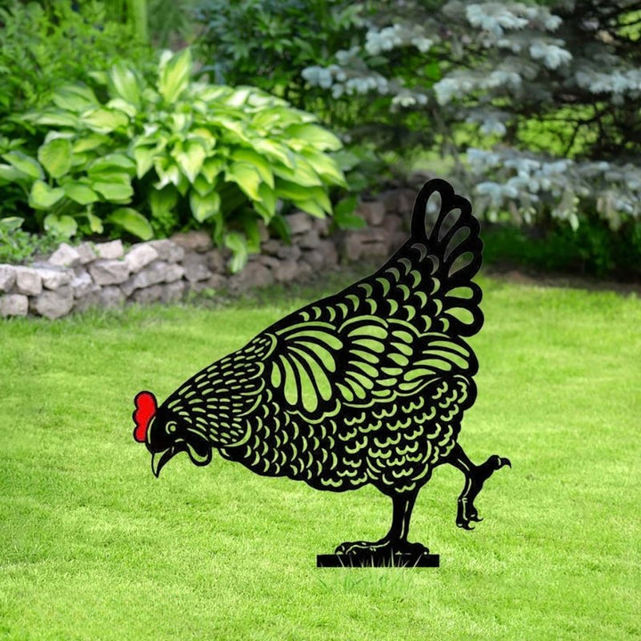 Chicken Garden Decoration | Weather-Resistant | Outdoor Ornament | Henscape