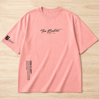 Vanguard™ – Relaxed Oversized Tee with Signature Script Detailing