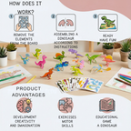 ElevatePop™ 3D Puzzle Set — Spark Brilliant Creativity and Focus with Every Colorful Snap