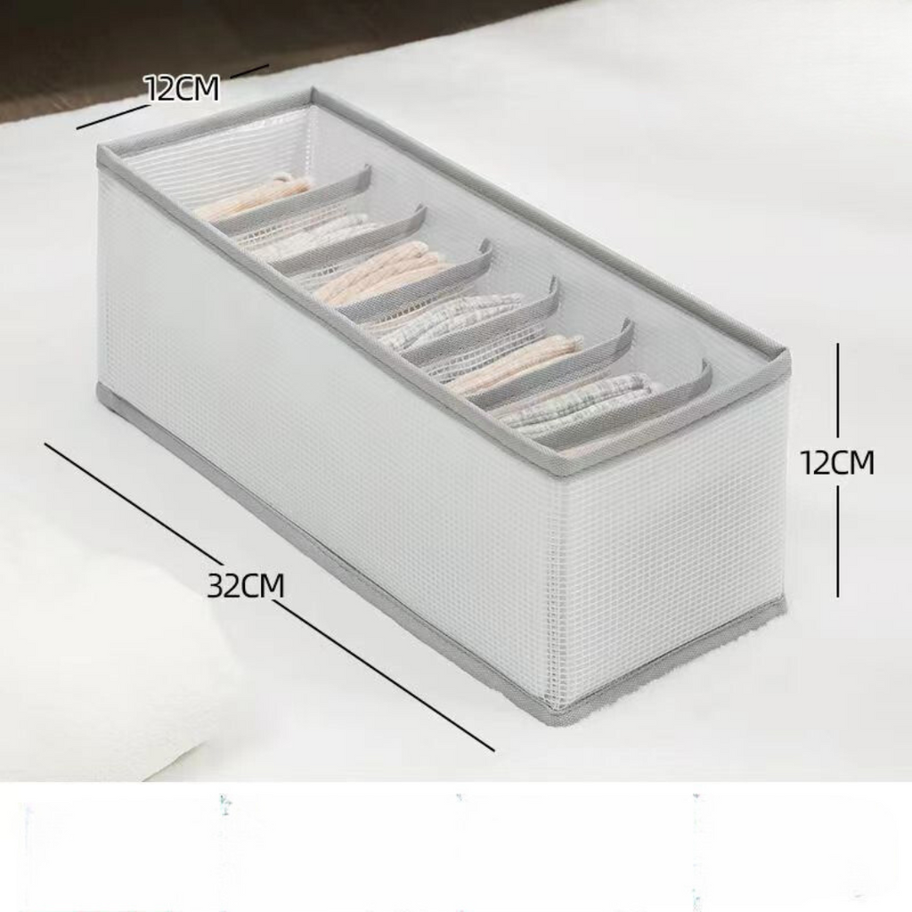 Foldable Clothes Organization Box | Easily Locate All Items | Compartments, Foldable, Stable | DrawerCalm