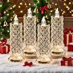 Lumiara™ Crystal Candle Pillars — Safe, Stunning Glow That Transforms Your Space Instantly