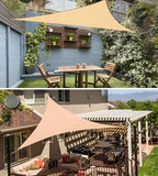Sun Shade Sail | Triangular Terrace Shade | UV Guard and Water-Resistant | AeriCover