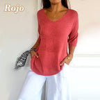 VaysonFlow™ V-Neck Shirt — Unlock All-Day Freedom and Effortless Style That Moves With You