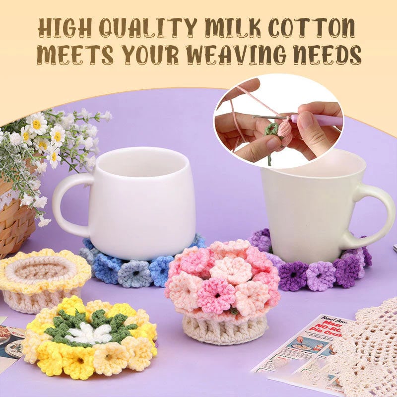 BlossomWave™ — Craft Cozy Floral Coasters That Spark Joy and Color Every Table