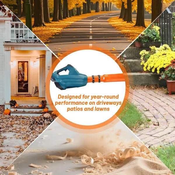 Leaf Blower Air Amplifier Attachment | Airflow Enhancer | Tool-Free Rapid Mount | AirJetPro