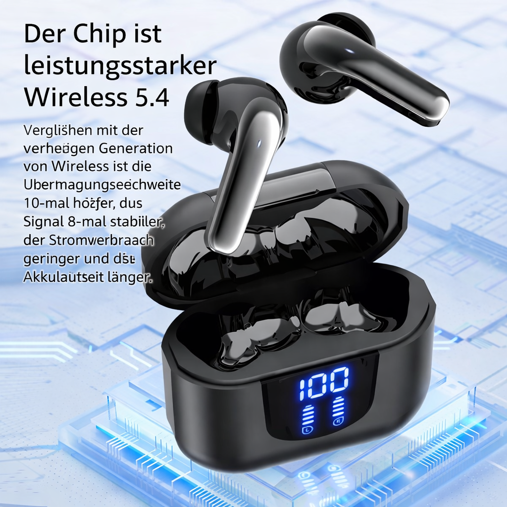 Headphones | Wireless Earbuds | Extended Battery & Crisp Audio | Auralyx Pods