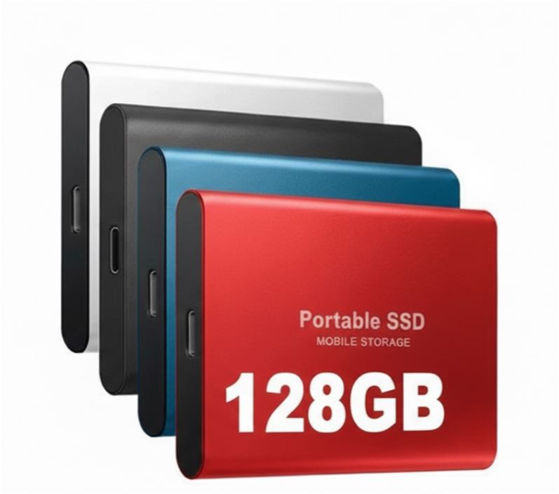 External SSD 128 GB | 20 MB/s Speed | Aluminum Shock-Resistant Waterproof | Driveon
