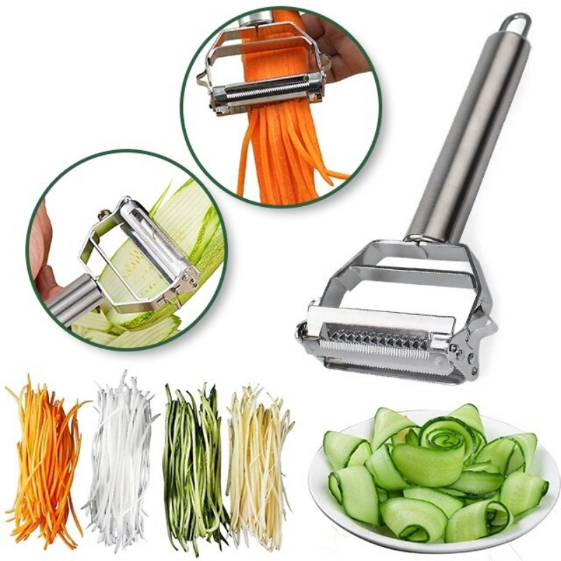 Vegetable Peeler | Dual Blades | Stainless Steel | Kitchen Blade
