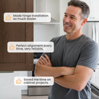 PrecisionSnap™ — Nail Perfect Cabinet Hinges Every Time Without the Stress