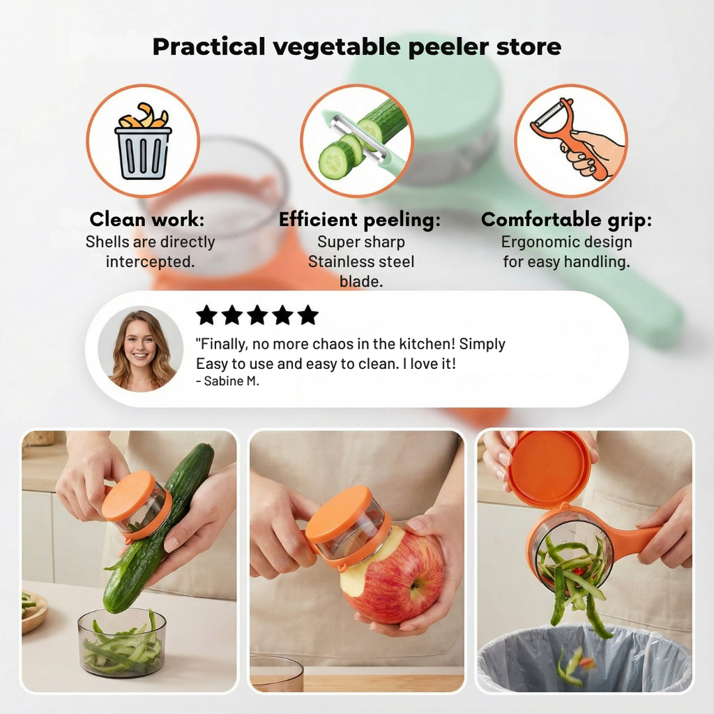 SwiftSlicr™ — Effortless Peeling and Perfect Prep in Seconds