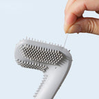 Toilet Brush | Triangle-Shaped Head | Scratchless TPR Scrubbing | Silly