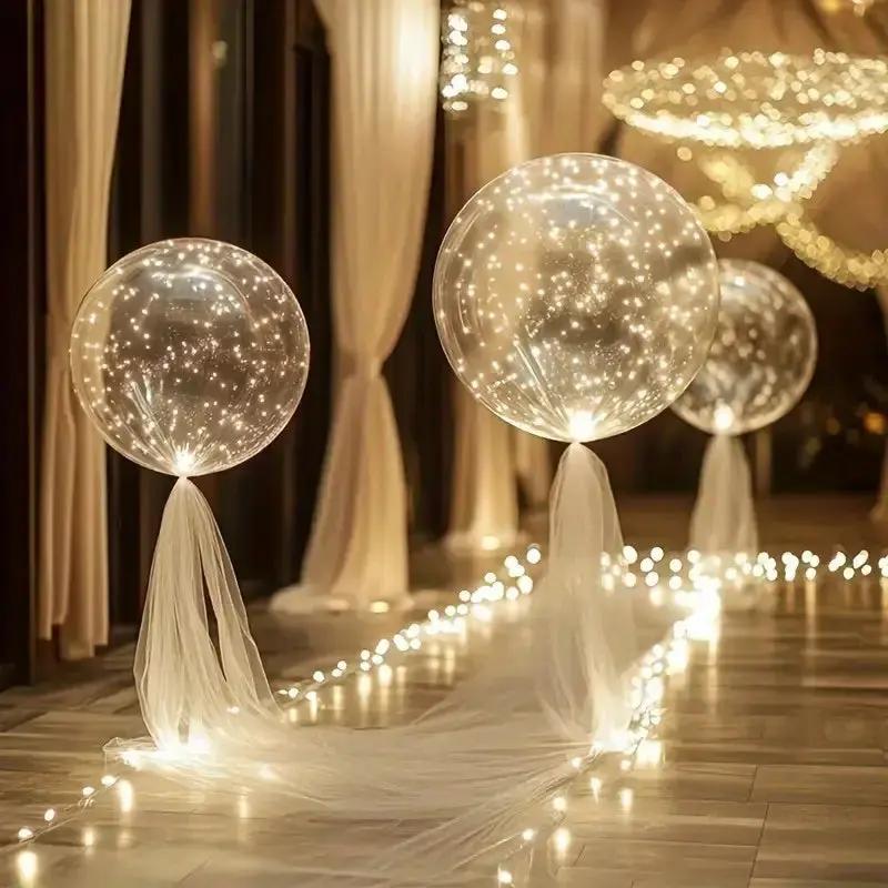 Balloon with 10 Pieces | Warm White Glow Ambience | Battery Powered | LumiGlobe