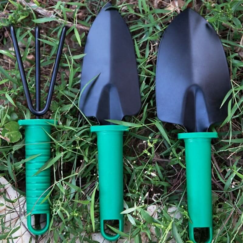 Garden Tool Set | 10 Stainless Steel and ABS Pieces | Ergonomic | TerraSet