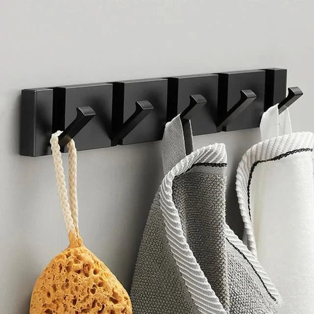 Foldable Wall Hook | Screw Mount or Self-Adhesive | Aerospace Aluminum | Hookwell