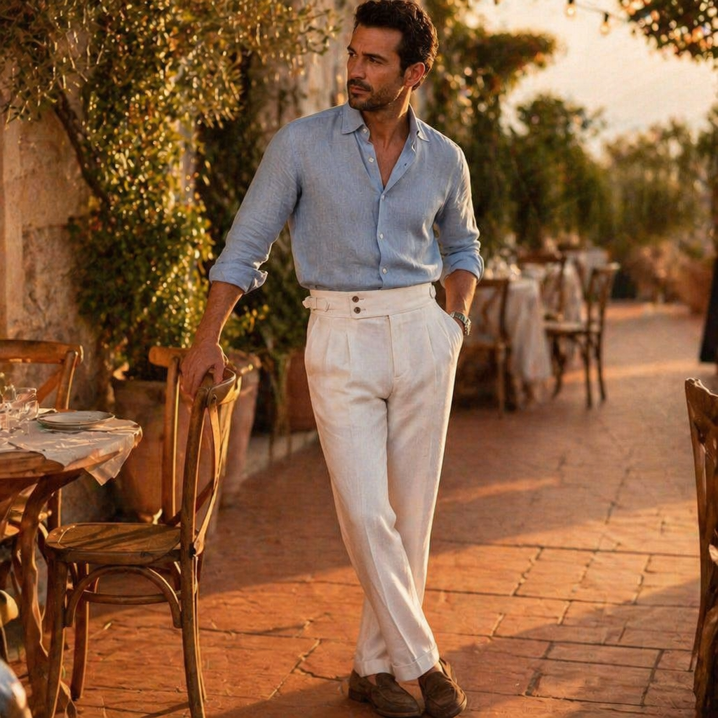 ValorLoom™ Linen Trousers — Take Control of Your Fit and Stay Cool with Tailored Confidence