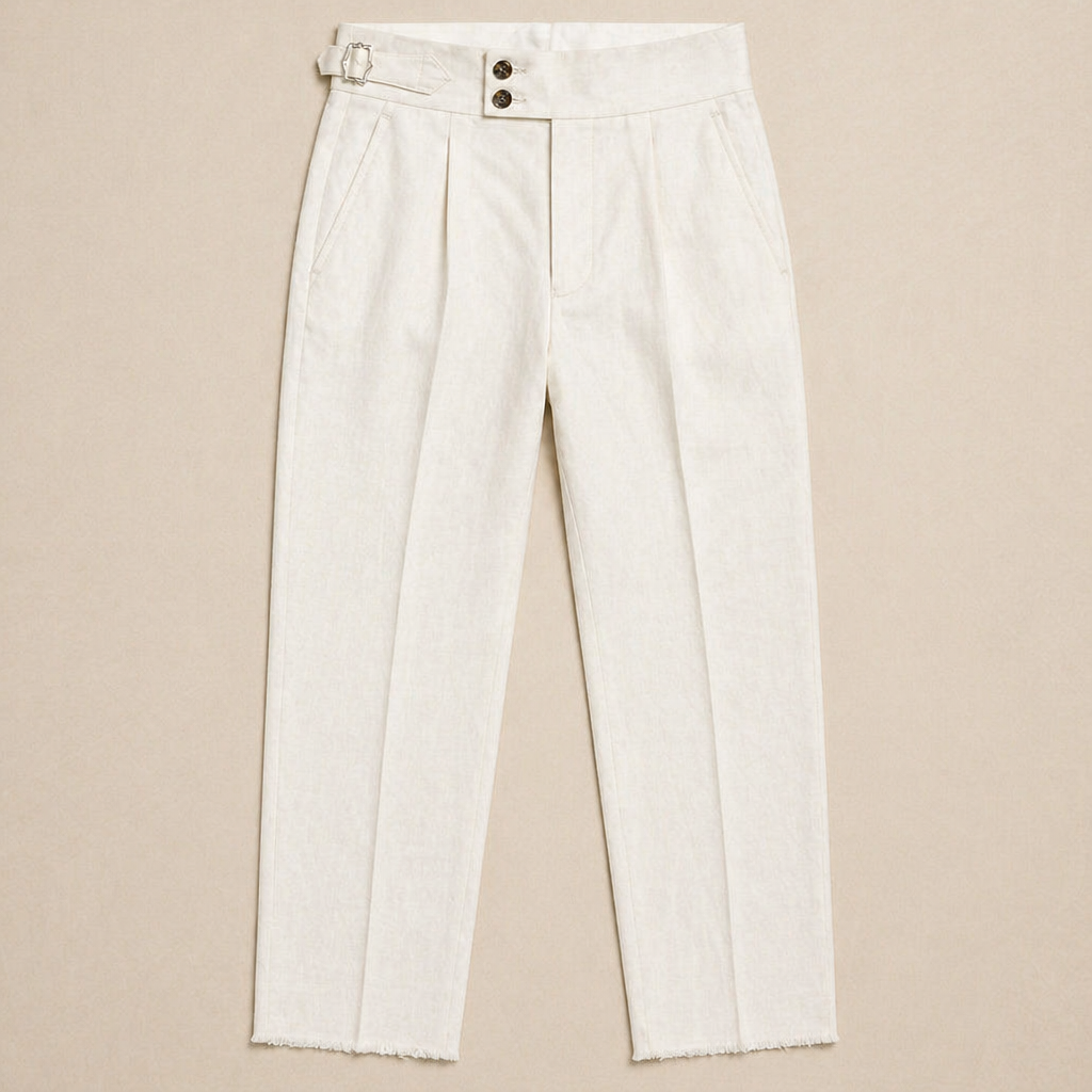 ValorLoom™ Linen Trousers — Take Control of Your Fit and Stay Cool with Tailored Confidence