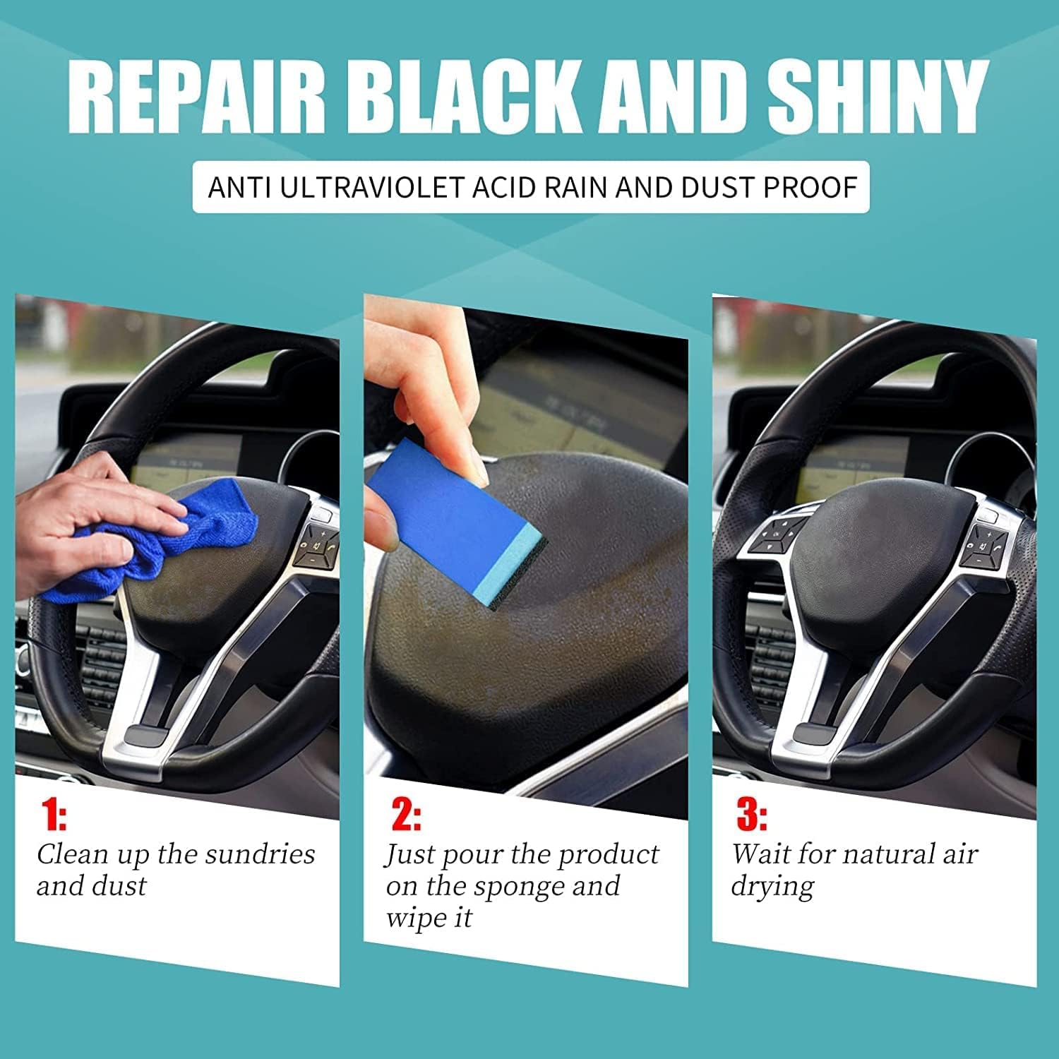 PrismaShine™ Plastic Revival Kit — Bring Faded Plastics Back to Life with Instant, Vivid Shine and Lasting Protection