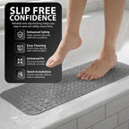 Non-Slip Shower Mat | Gripped Texture | Quick Water Flow | SafeStep