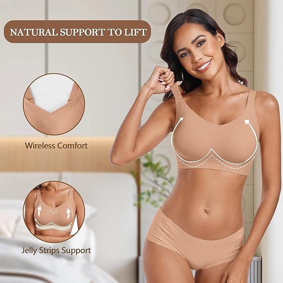 VoluLuxe™ Wireless Bra — Experience All-Day Freedom with a Cloudlike Lift That Moves with You