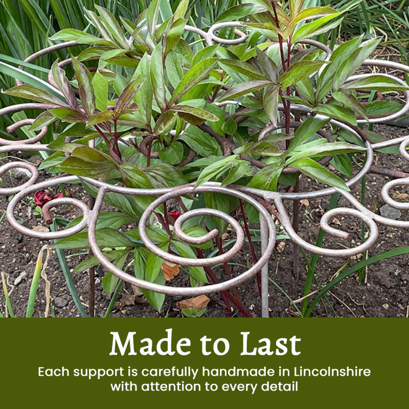 Plant Support Metal Handmade | Spiral Shape | Weather-Resistant | StemRise