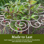 Plant Support Metal Handmade | Spiral Shape | Weather-Resistant | StemRise