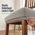 SlipGuard™ Jacquard Chair Covers — Protect Every Seat Against Spills, Stains & Sticky Fingers