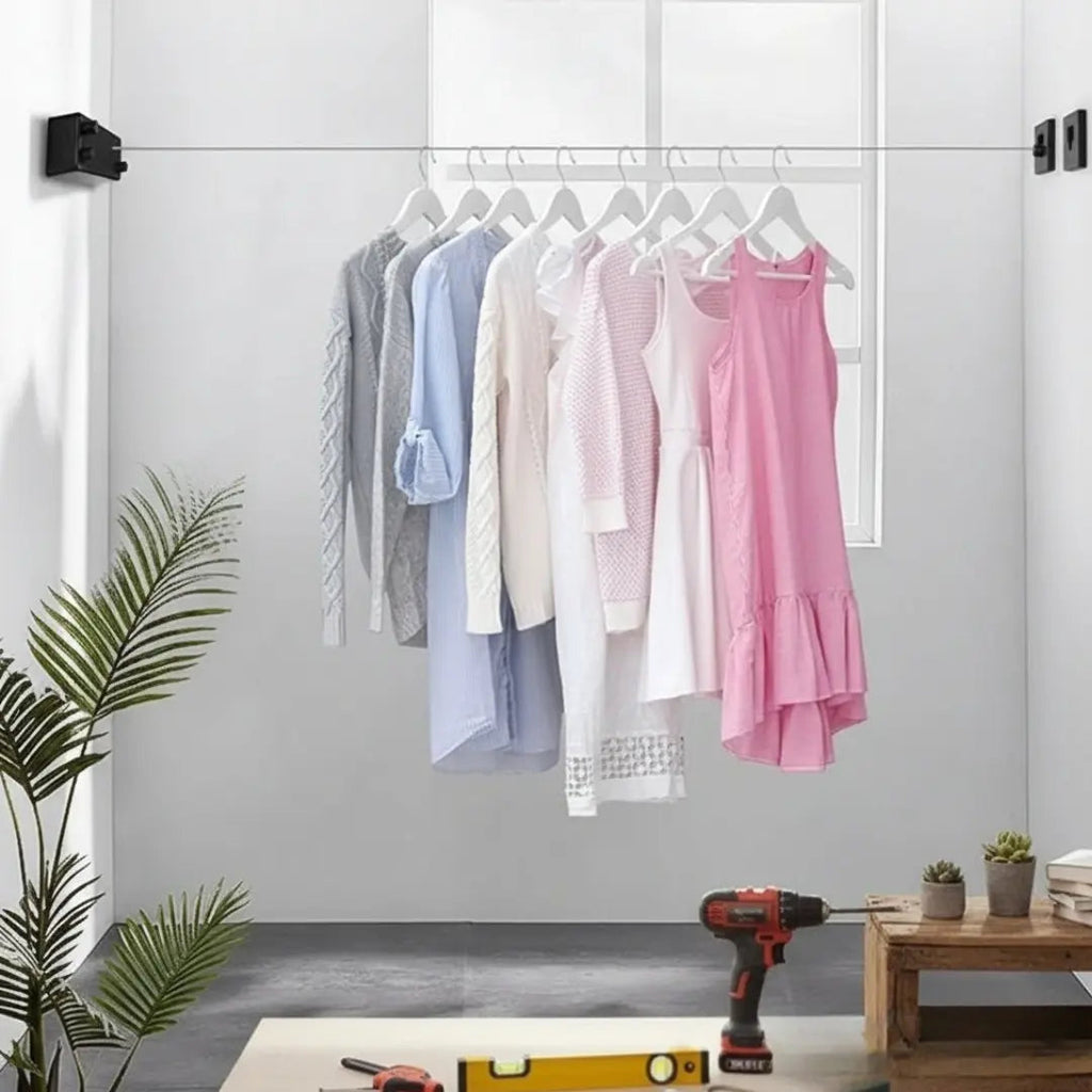 Clothesline | Wall Mount | Weatherproof | LineaRoll