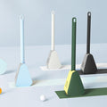 Toilet Brush | Triangle-Shaped Head | Scratchless TPR Scrubbing | Silly