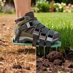 Lawn Aerator Shoes | Spike Strap System | Aerate Lawn as You Walk | Green Step