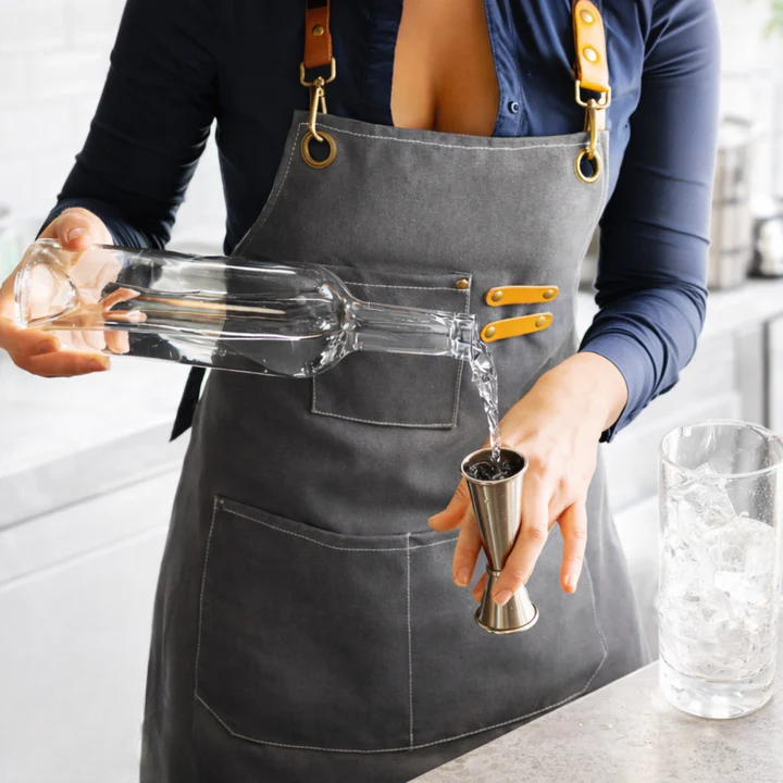 Canvas Work Apron | Crossback Straps | Tool Accessory Pockets | HandHaven