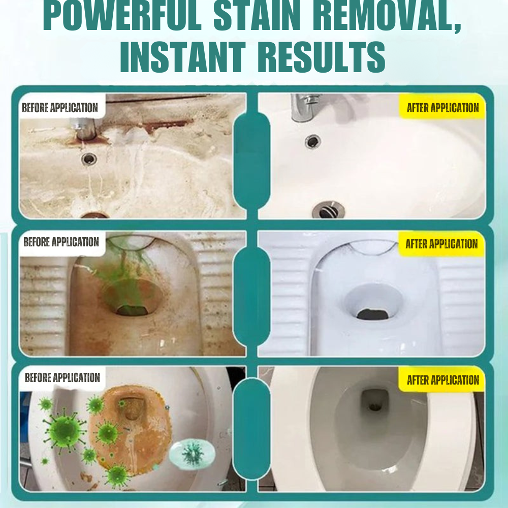 Scented Toilet Cleaning Gel | Sticky Gel Formula | Accurate Nozzle | ForestFresh