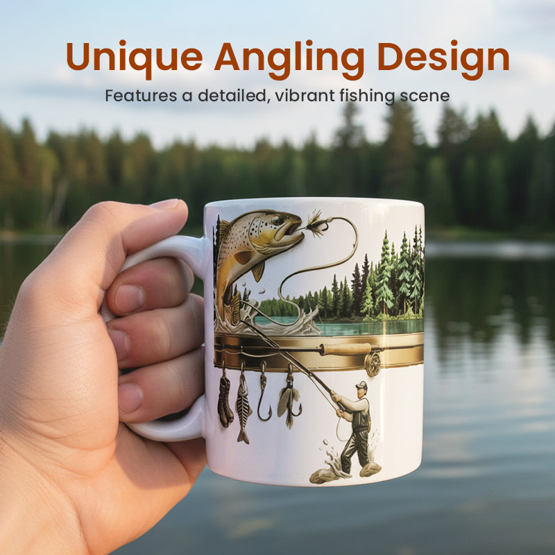 StreamPulse™ Mug — Ignite Every Morning with Unstoppable Fishing Passion