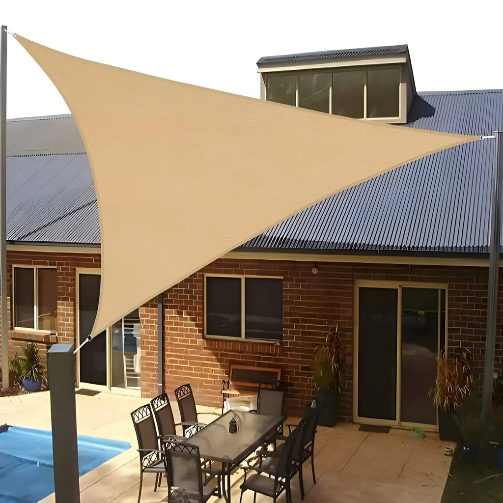 Sun Shade Sail | Triangular Terrace Shade | UV Guard and Water-Resistant | AeriCover