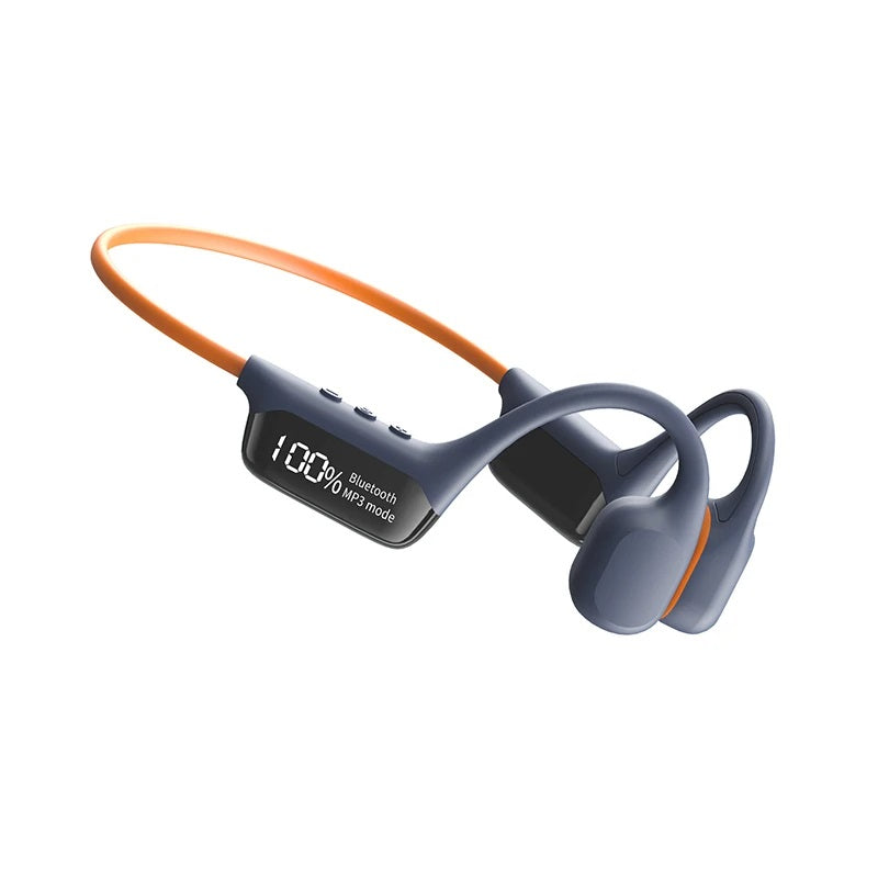 Bone Conduction Headphones | 30 m, IPX8 Waterproof | Bluetooth 5.4 + 32 GB MP3 | AquaBone