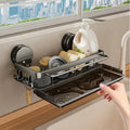 Kitchen Shelf | Powerful Suction Cup Attachment | Open Water Drainage | SnapShelf