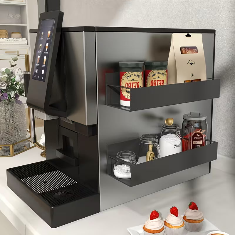 Magnetic Holder | No-Drill Side Shelf | Compact Space Organizer | MagniShelf