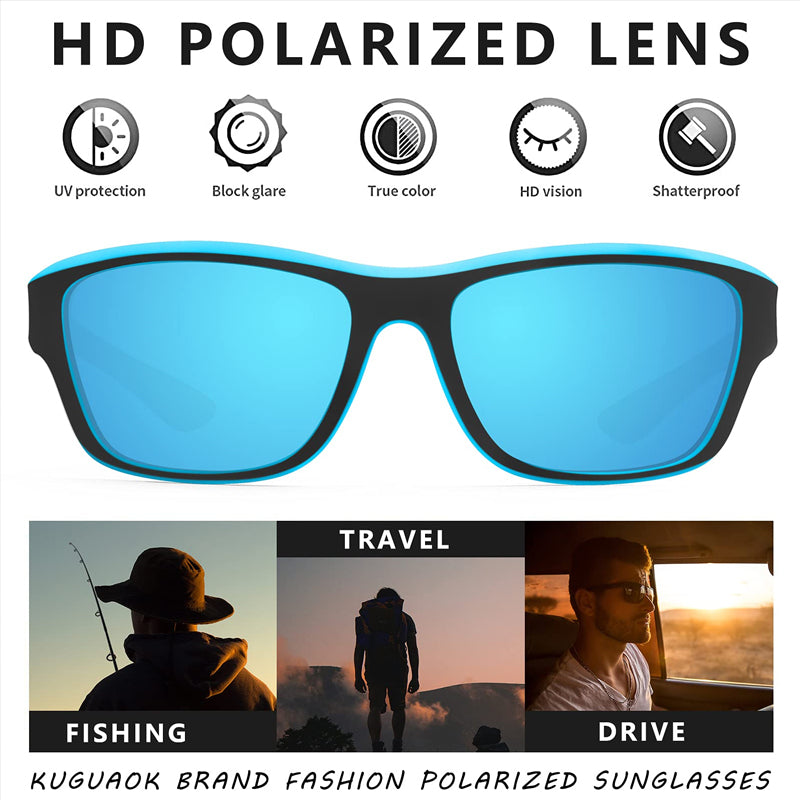 Polarized Sports Sunglasses | TAC Lens with 7 Layers | Photochromic | Clarvex