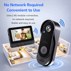 Doorbell with Camera | Two-Way Audio and Live View | Night Vision | RingCam