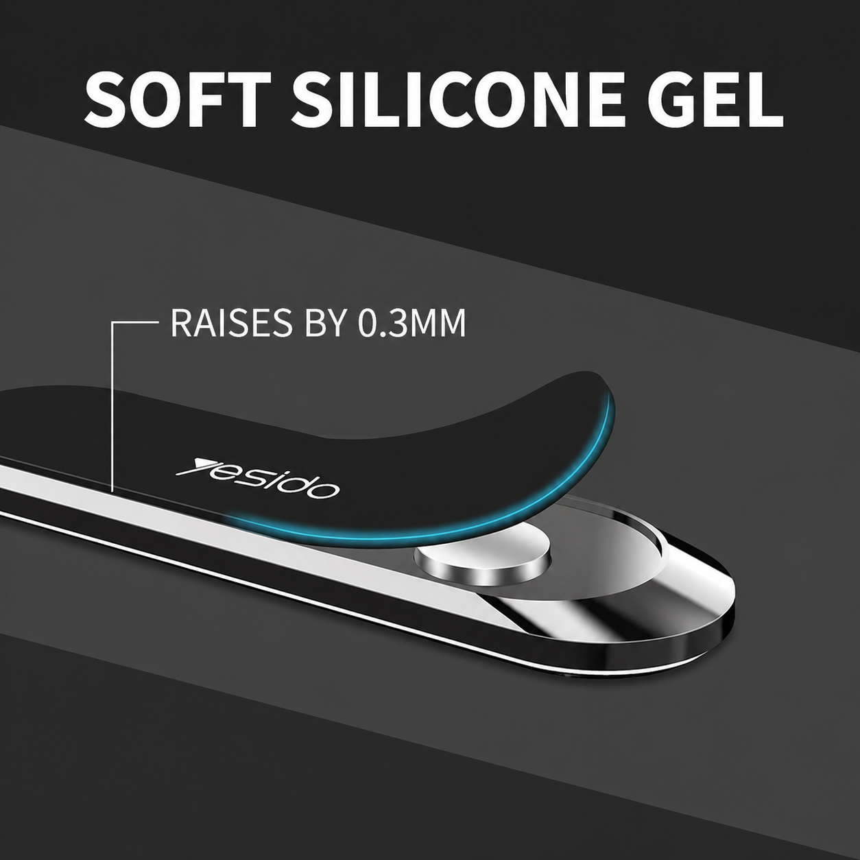Phone Holder | 6 N50 Magnets & 360° Swivel | Zinc Alloy with Nano Coating | Clipzero
