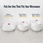 VaporLux™ — Steam Fish, Dumplings & Veggies Straight in Your Microwave