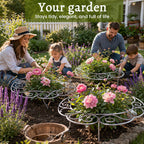 Plant Support Metal Handmade | Spiral Shape | Weather-Resistant | StemRise